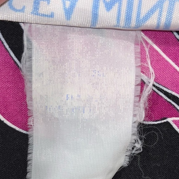 70's Sea Wind Mens Hawaiian button up Shirt Size XL black/pink/green made in USA - Picture 4 of 4